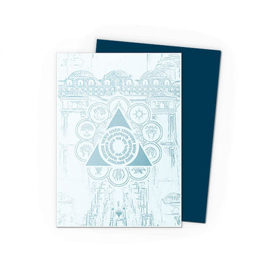 Matte Dual Guildpact Series - Azorious Senate' Art x100 | Fundas y accesorios Dragon Shield para cartas TCG en PiedraBruja Chile