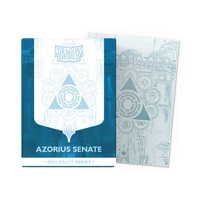 Matte Dual Guildpact Series - Azorious Senate' Art x100 | Fundas y accesorios Dragon Shield para cartas TCG en PiedraBruja Chile