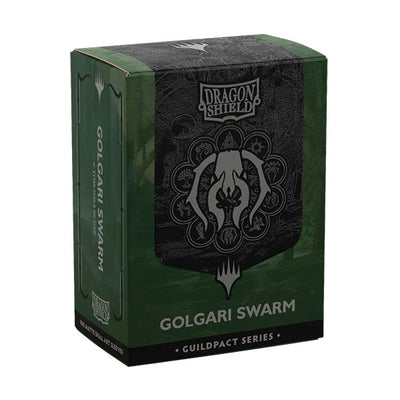 Matte Dual Guildpact Series - Golgari Swarm' Art x100 | Fundas y accesorios Dragon Shield para cartas TCG en PiedraBruja Chile