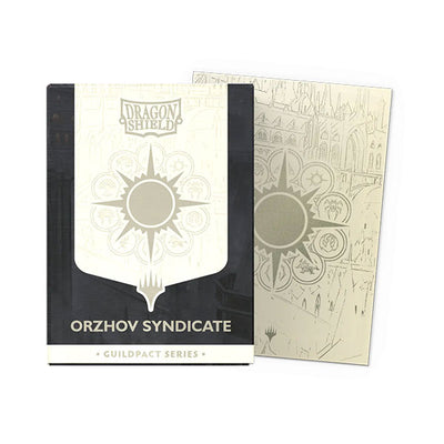 Matte Dual Guildpact Series - Orzhov Syndicate' Art x100 | Fundas y accesorios Dragon Shield para cartas TCG en PiedraBruja Chile