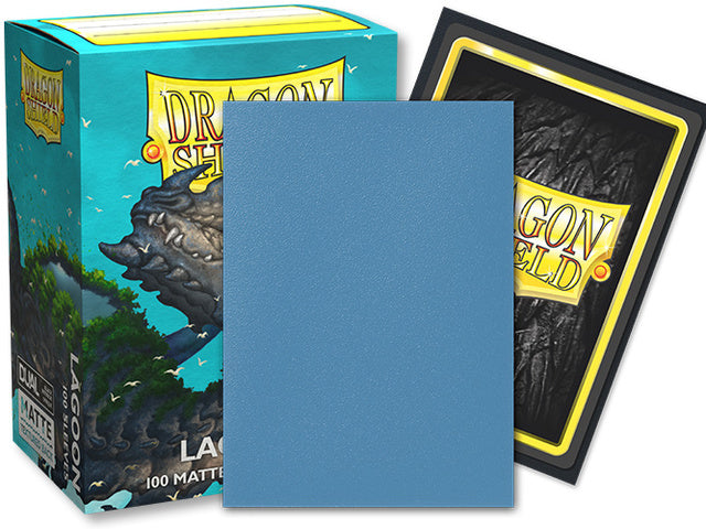 Dragon Shield Sleeves: Standard DUAL- Matte Lagoon 'Saras' (100 ct.)