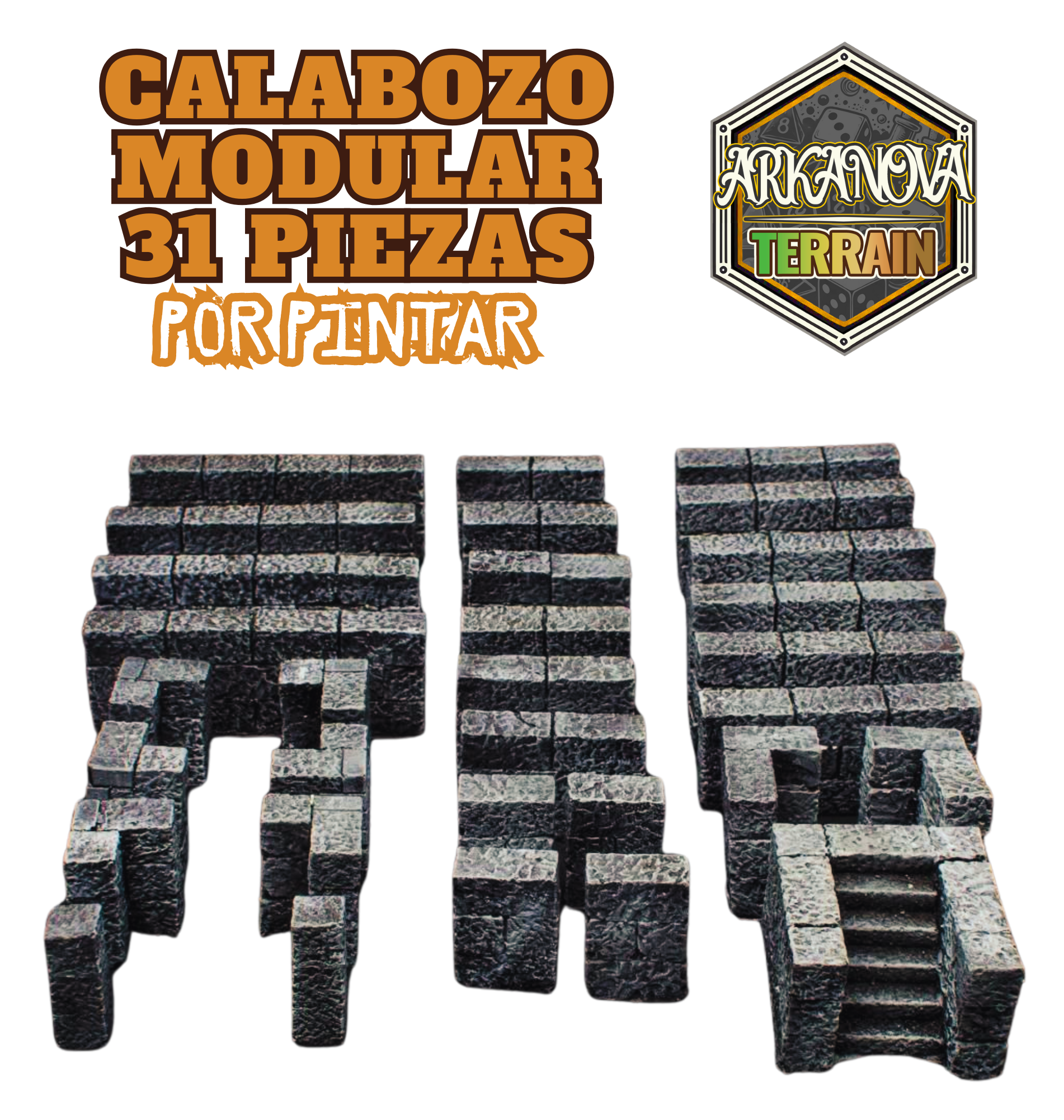 Calabozo Modular 31 Piezas