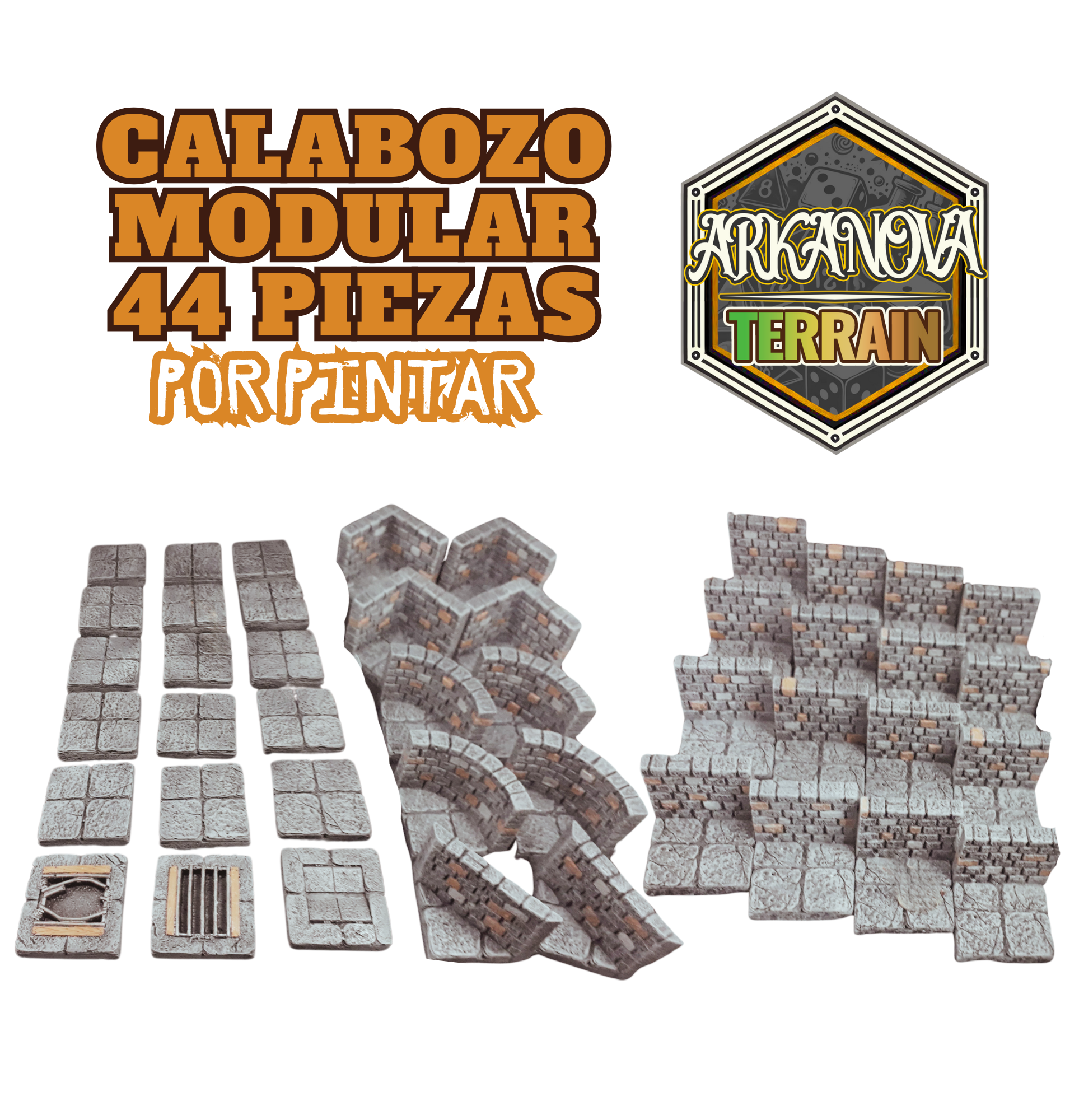 Calabozo Modular 44 Piezas