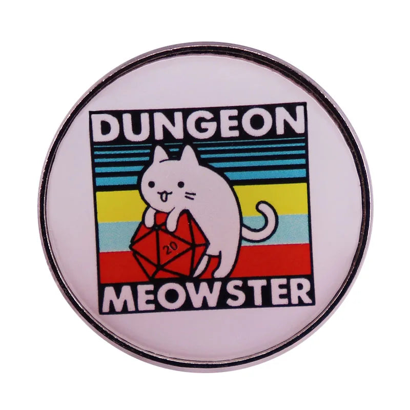 Pin Esmaltado - Dungeon Meowster | Coleccionables, figuras y artículos geek en PiedraBruja Chile