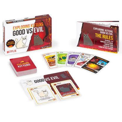 Exploding Kittens - El Bien Contra el Mal | Juegos de mesa para todas las edades en PiedraBruja Chile