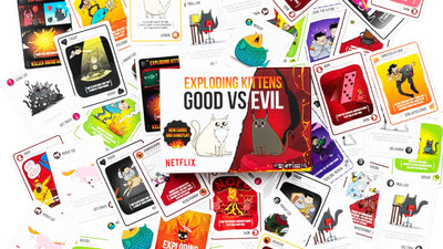 Exploding Kittens - El Bien Contra el Mal | Juegos de mesa para todas las edades en PiedraBruja Chile