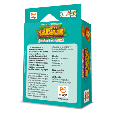 Familia Salvaje | Juegos de mesa para todas las edades en PiedraBruja Chile