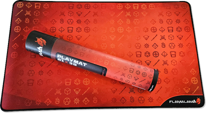 Playmat Flamalama (61x35) | Accesorios para juegos de cartas coleccionables en PiedraBruja Chile
