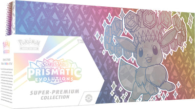 Scarlet & Violet Prismatic Evolutions Super Premium Collection | Pokémon TCG, sobres, cartas pokemon y coleccionables en PiedraBruja Chile