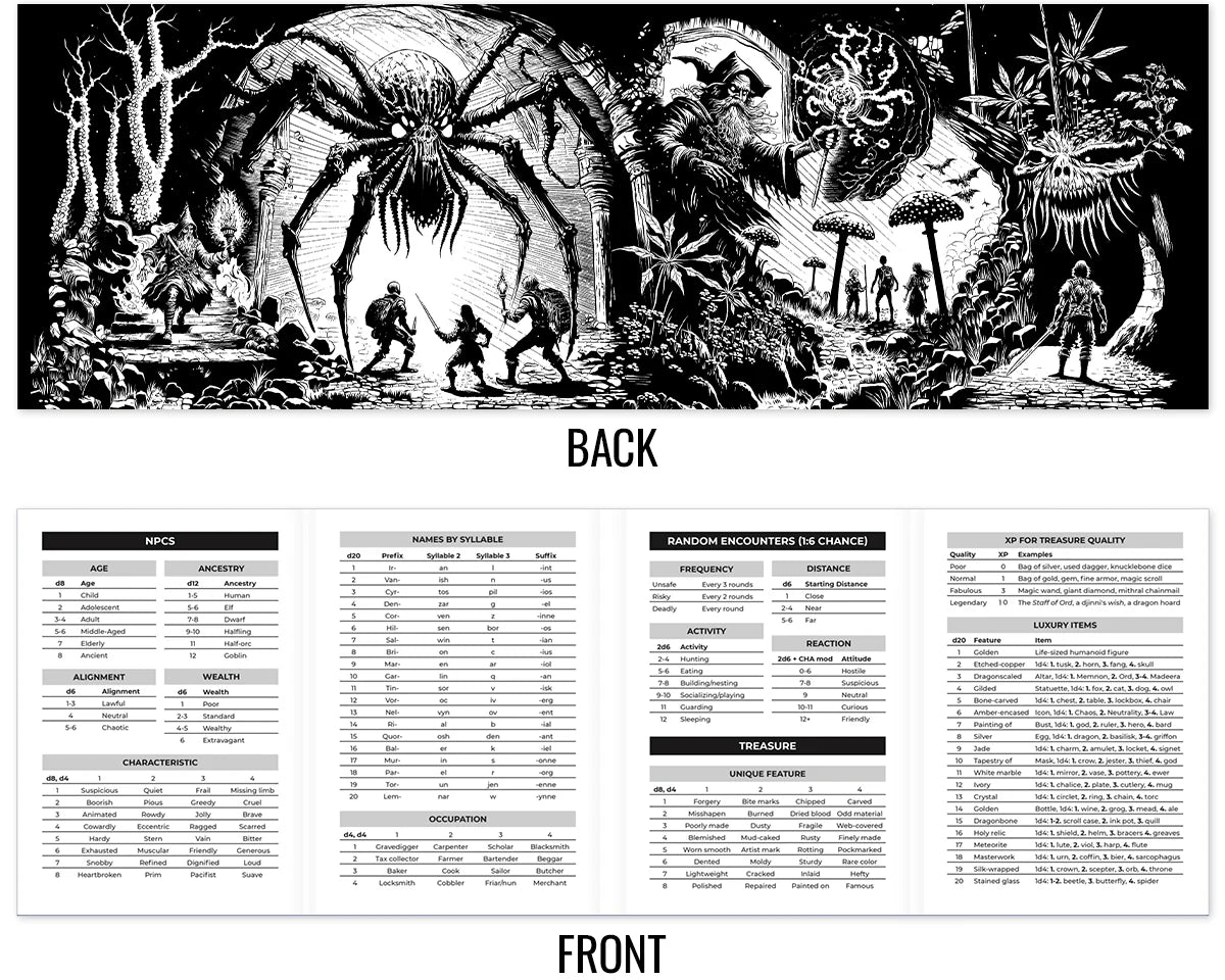 Shadowdark RPG - Game Master Screen