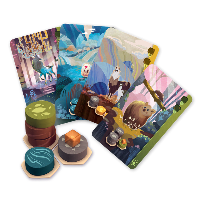 Detalle del juego de mesa Harmonies