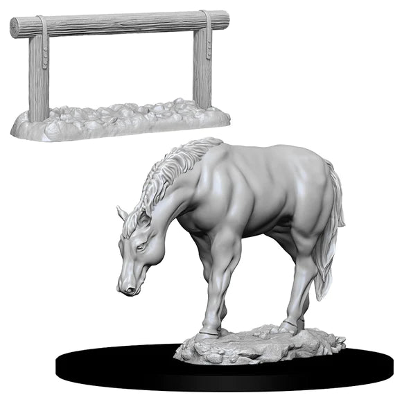 WizKids Deep Cuts Horse & Hitch
