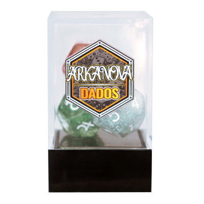 Zoodiaco 3D12 Glitter | Dados para juegos de rol y mesa en PiedraBruja Chile