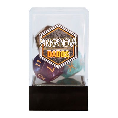 Zoodiaco 3D12 Marmolado | Dados para juegos de rol y mesa en PiedraBruja Chile
