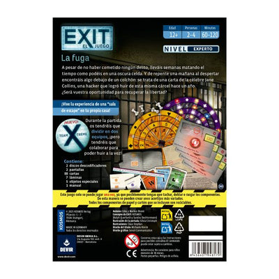 Exit - La Fuga | Juegos de mesa para todas las edades en PiedraBruja Chile