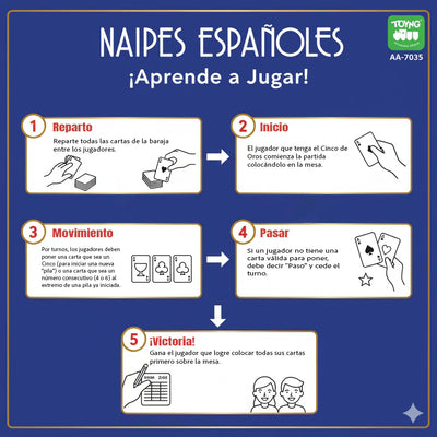 Naipes Españoles | Juegos de mesa para todas las edades en PiedraBruja Chile