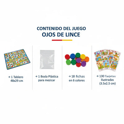 Ojos de Lince | Juegos de mesa para todas las edades en PiedraBruja Chile
