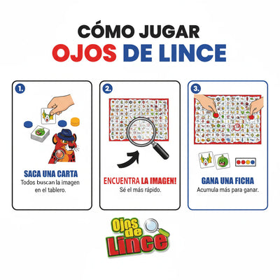 Ojos de Lince | Juegos de mesa para todas las edades en PiedraBruja Chile