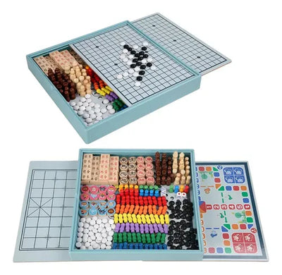 Ajedrez Multi-Juegos 8 en 1 | Juegos de mesa para todas las edades en PiedraBruja Chile