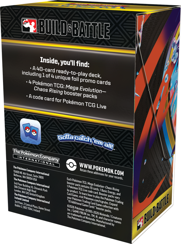 Mega Evolution Chaos Rising Build & Battle ESP