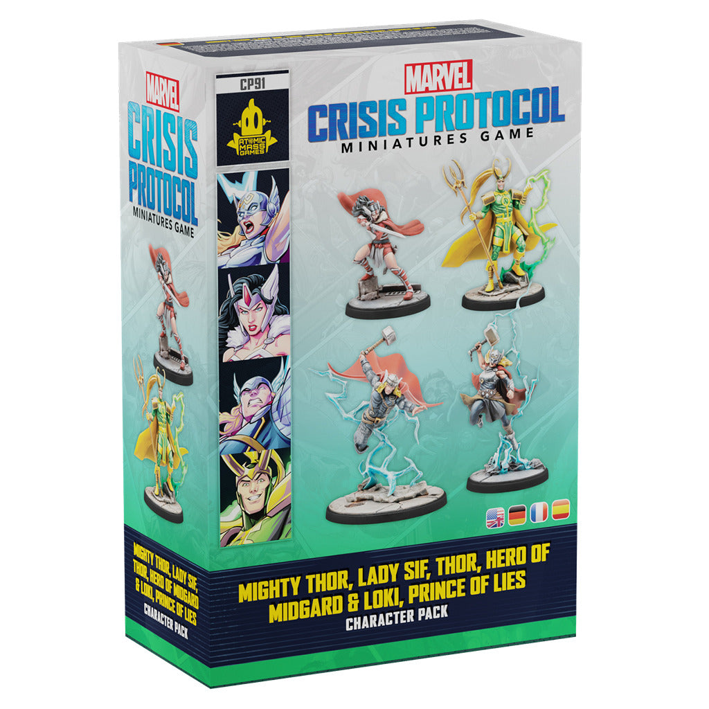 Marvel Crisis Protocol - Mighty Thor, Sif, Thor & Loki