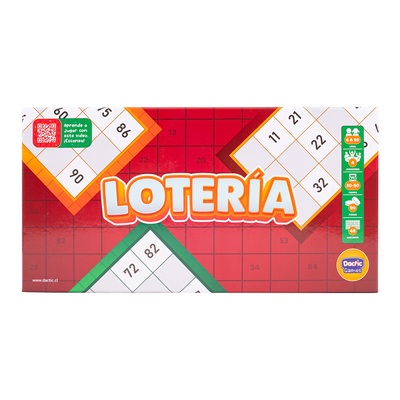 Lotería | Juegos de mesa para todas las edades en PiedraBruja Chile