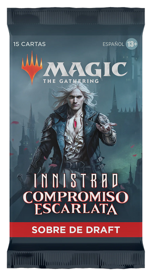 Sobre Draft Booster Innistrad Crimson Vow (español) Magic The Gathering