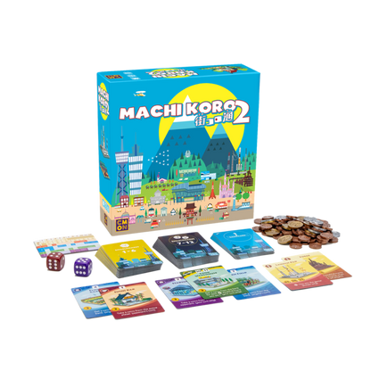 Contenido del juego de mesa machi koro segunda edición 
