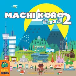 Portada del juego de mesa machi koro segunda edición