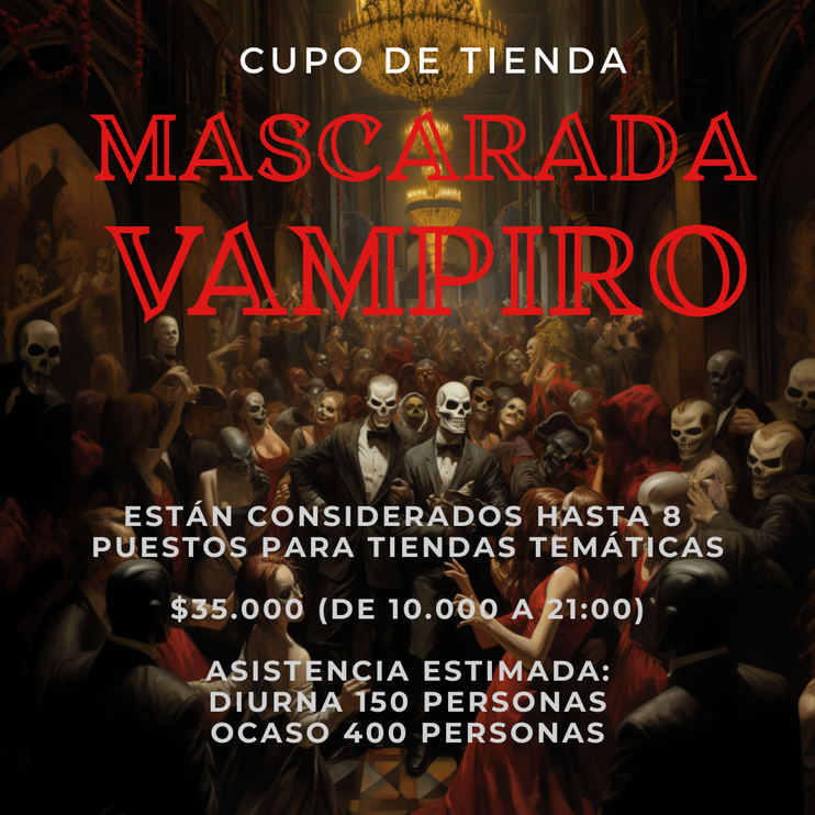 Cupo de Tienda: Evento de Mascarada Vampiro