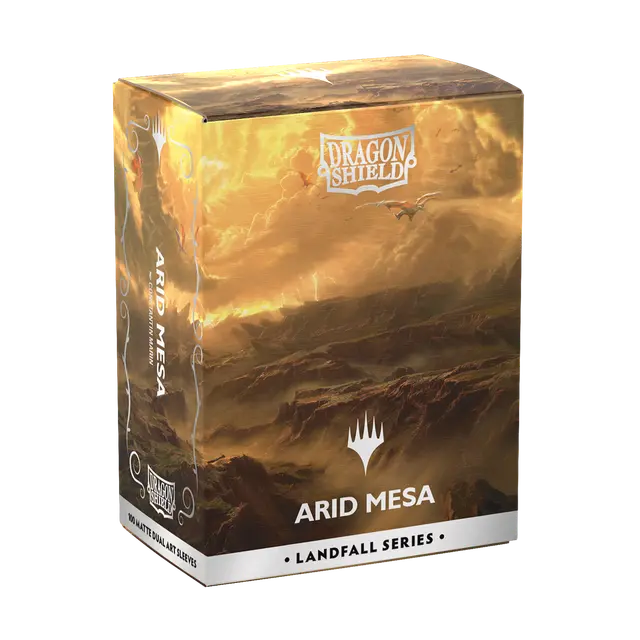 Matte Dual Art Sleeves - Landfall Series Arid Mesa x100