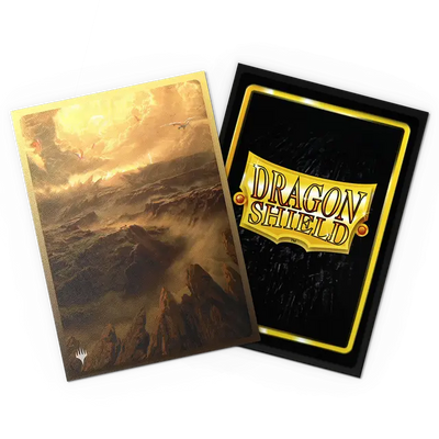Matte Dual Art Sleeves - Landfall Series Arid Mesa x100 | Fundas y accesorios Dragon Shield para cartas TCG en PiedraBruja Chile