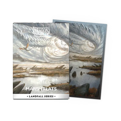 Matte Dual Art Sleeves - Landfall Series Marsh Flats x100 | Fundas y accesorios Dragon Shield para cartas TCG en PiedraBruja Chile