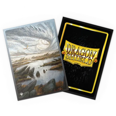 Matte Dual Art Sleeves - Landfall Series Marsh Flats x100 | Fundas y accesorios Dragon Shield para cartas TCG en PiedraBruja Chile