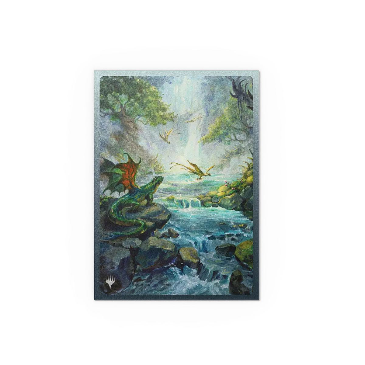 Matte Dual Art Sleeves - Landfall Series Misty Rainforest x100