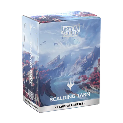 Matte Dual Art Sleeves - Landfall Series Scalding Tarn x100 | Fundas y accesorios Dragon Shield para cartas TCG en PiedraBruja Chile