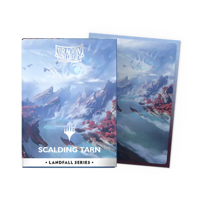 Matte Dual Art Sleeves - Landfall Series Scalding Tarn x100 | Fundas y accesorios Dragon Shield para cartas TCG en PiedraBruja Chile