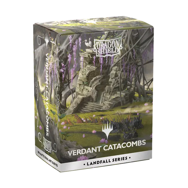 Matte Dual Art Sleeves - Landfall Series Verdant Catacombs x100