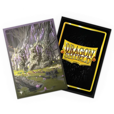 Matte Dual Art Sleeves - Landfall Series Verdant Catacombs x100 | Fundas y accesorios Dragon Shield para cartas TCG en PiedraBruja Chile