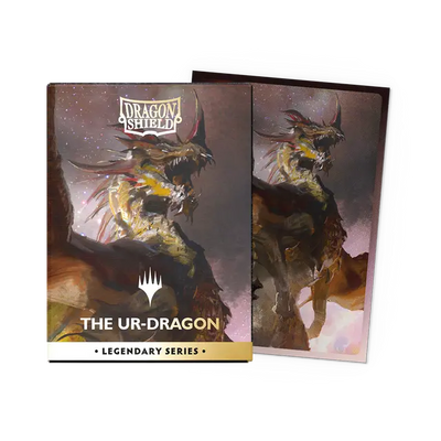 Matte Dual Art Sleeves - Legendary Series The Ur-Dragon x100 | Fundas y accesorios Dragon Shield para cartas TCG en PiedraBruja Chile