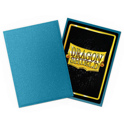 Matte Dual Sleeves - Sparkles Amazonite | Fundas y accesorios Dragon Shield para cartas TCG en PiedraBruja Chile