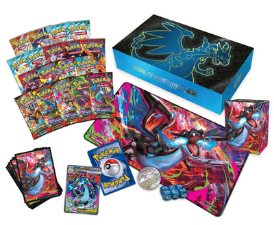 Mega Charizard X ex Ultra Premium Collection Esp | Pokémon TCG, sobres, cartas pokemon y coleccionables en PiedraBruja Chile