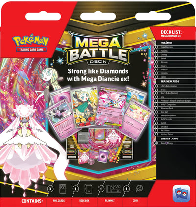 Mega Battle Deck Mega Diancie Ex Esp | Pokémon TCG, sobres, cartas pokemon y coleccionables en PiedraBruja Chile