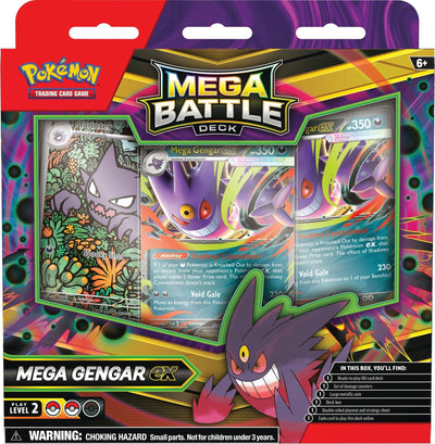 Mega Battle Deck Mega Gengar Ex Esp | Pokémon TCG, sobres, cartas pokemon y coleccionables en PiedraBruja Chile