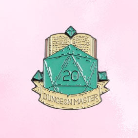 Pin Esmaltado - DM D20 | Coleccionables, figuras y artículos geek en PiedraBruja Chile