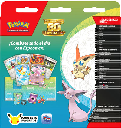 Pokemon TCG 30th Celebration Espeon EX - Battle Deck ING