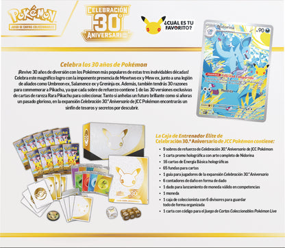 Pokemon TCG 30th Celebration - Elite Trainer Box ESP