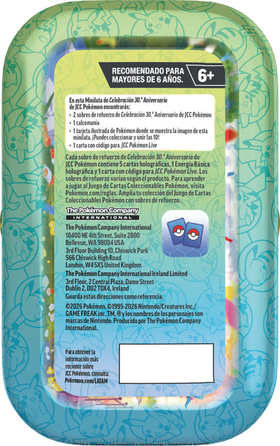 Pokemon TCG 30th Celebration - Mini Tin ESP