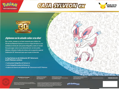 Pokemon TCG 30th Celebration - Sylveon EX Box ESP