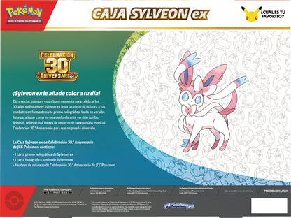 Pokemon TCG 30th Celebration - Sylveon EX Box ESP